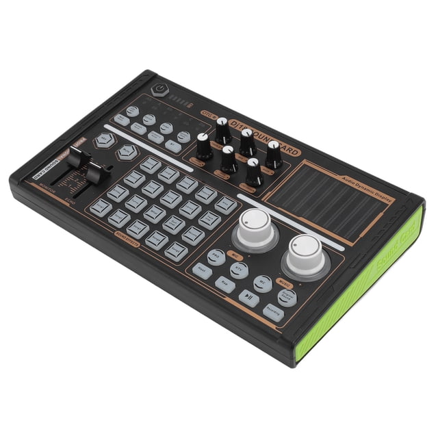 Sound Mixer Board, Strong Stability DJ18 Live Sound Card For Live Streaming
