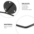 thumbnail image 4 of WEUVEB Wall-Mounted Rugby Display Rack Cast Iron Hanging Stand for Sports Decor, Black Finish, 4 of 6