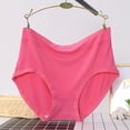 thumbnail image 2 of Underwear For Women Solid Color High Waisted Underwear Ladies Panties Sexy Soft Elasticity Stretch Briefs, 2 of 4