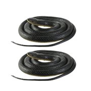 2x 47 Inch Rubber Toy, Food Grade Material Super Stretchy, realistic Keep Birds Away Bathtub Garden Rainforest Toys