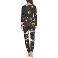 thumbnail image 3 of Suhoaziia Pajamas for Women Set Plus Size 6XL Crew Neck Outfits 2-Pieces PJ,Christmas Balls Indoor Home Life Stylish Sleepwear Snug-Fit Fall Christmas Clothing, 3 of 5