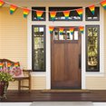 thumbnail image 4 of CAROOTU Rainbow Pennant Banner Colorful Stripes String Flags Decoration for Garden Restaurant Courtyard, 4 of 7