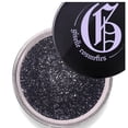 thumbnail image 1 of Giselle Cosmetics Diamond Dust Sombra de ojos en polvo suelto - Paleta de sombras de ojos minerales orgánicas no tóxicas con brillo brillante y tonos iridiscentes - Polvo lunar gris negro y pigmentos, 1 of 5