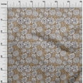 thumbnail image 3 of oneOone Cotton Cambric Brown Fabric Floral Diy Clothing Quilting Fabric Print Fabric By Yard 56 Inch Wide, 3 of 4