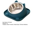 thumbnail image 4 of CBFFDC Appropriate Height Bowl Feeder Bowl Stable Base Round Corner Design Food Grade PP Easy to Clean Large Mouth Feeder Drinking Bowls for Cats Dogs, 4 of 7