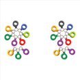 thumbnail image 1 of 20 Uds. Llaveros CUID de 13,56 MHZ CUID Intercambiables MF S50 1K Llaves IC Llaveros Etiquetas Token NFC Clon Copia Bloque 0 UID Grabable, 1 of 5