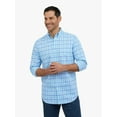 thumbnail image 2 of Chaps Men's and Big Men's Long Sleeve Classic Fit CVC Woven Shirt, Sizes S-3XL, 2 of 8
