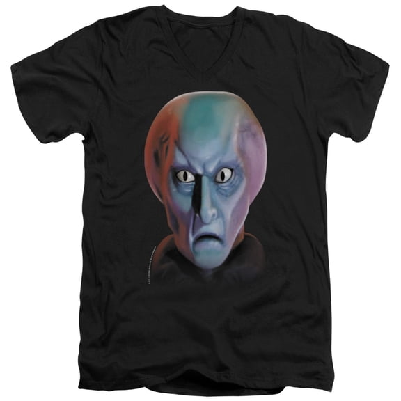 Star Trek - Balok Head - Slim Fit V Neck Shirt - Small