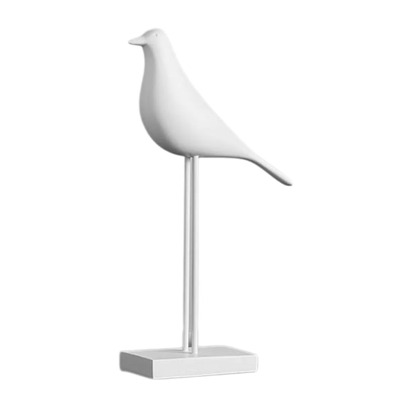 Resin Bird Sculpture Decor - Modern Handcrafted Figurines for Bookshelf, Desk, Entryway, Living Room & Bedroom