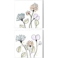 thumbnail image 1 of Great Art Now Spindle BlossomsI by June Erica Vess 2 Piece Canvas Art Set Each 14W x 14H, 1 of 3