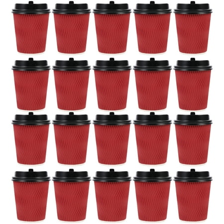

Hemoton Cups Cup Party Disposable Paper Camping Coffee Birthday Tea Yogurt Cream Ice Mugs Juice Espresso Baking Serving Hot