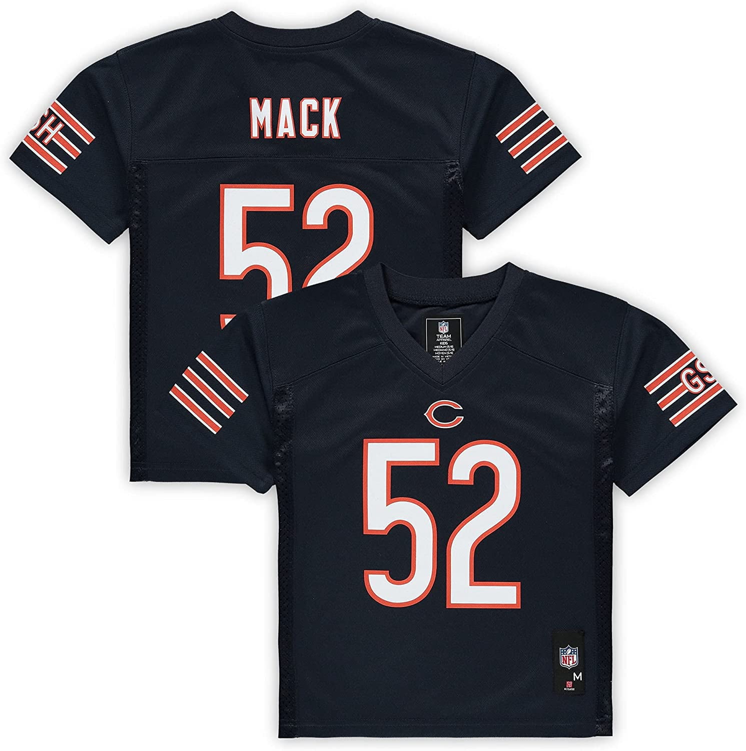 NFL_ Preschool Khalil Mack Navy Chicago Bears_ Replica Player Jersey