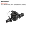 thumbnail image 3 of Unique Bargains 8 x 6mm Connector Anti Drip Device for Irrigation System Plastic Black 10 Pack, 3 of 4