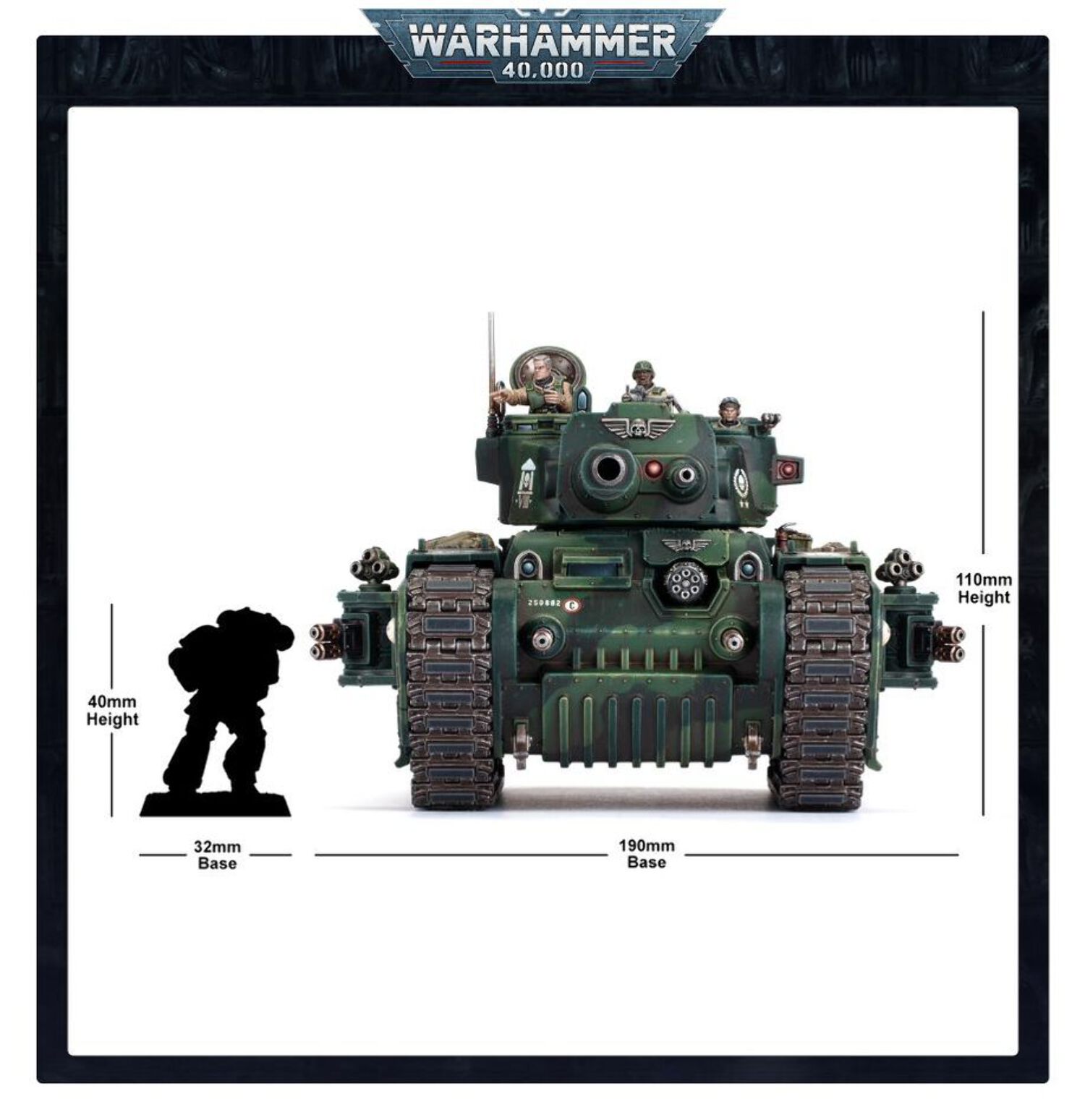 Games Workshop - Warhammer 40K - Astra Militarum - Rogal Dorn Battle Tank