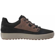 ECCO Soft 7 Tred Terrain Low Hydromax Sneaker, Black/Navajo Brown Yak Nubuck, 11-11.5