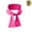 Hot Pink, variant on Dog Cooling Neck Bandana, Reusable Pet Cool Ice Collar Scarf with Snap Buttons, Breathable Mesh Pet Cool Down Tie Scarf for Summer Walking Hiking, Multiple Colors for Small Medium Large Dogs