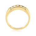 thumbnail image 3 of 1/2ct Mens 14K Yellow Gold Round Natural Diamond Channel Set Wedding Ring, 3 of 3