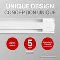 thumbnail image 3 of Stelpro White Brava Baseboard Heater - 300W, 240 Volts, 3 of 11