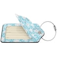 thumbnail image 4 of Rocae Cute Rabbit for Leather Luggage Baggage Tags ID Label Privacy Cover ID Label with Stainless Steel Loop and Address Card, 4 of 5