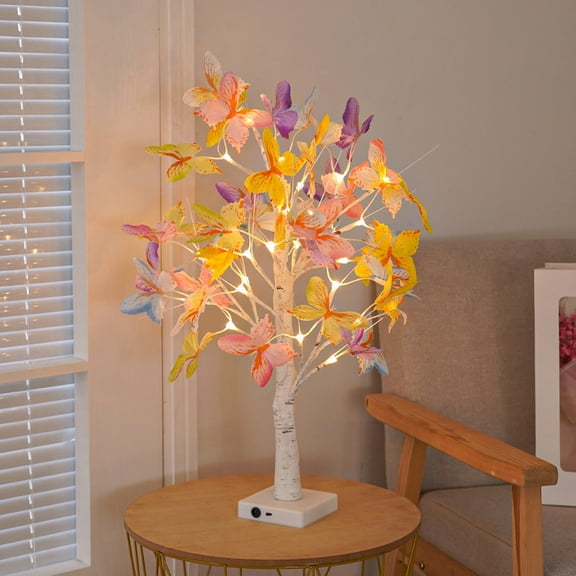 YIMWNYI Decorative LED Light, Energy-Saving Multicolor Lamp, Soft Ambient Lighting, Holiday Decoration, USB or Battery Operated, Portable Indoor Outdoor Light
