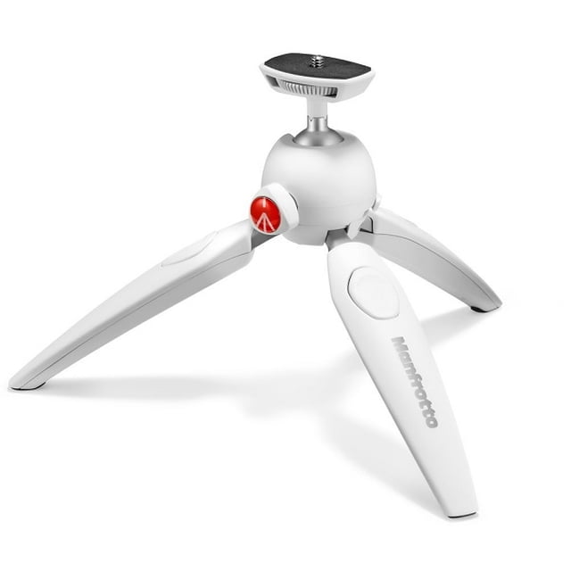 Tripie compácto Manfrotto mini Pixi Evo blanco 90 grados 2.5 kg aluminio MTPIXIEVO-WH