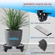 thumbnail image 2 of Base para Maceta con Ruedas Soporte para Plantas Rodante Ajustable 40.1-51.8 cm, Capacidad, Porta Macetas y Base Maceta para Interior y Exterior, 2 of 6