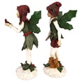 thumbnail image 5 of Design Toscano Santa s Victorian Holly Christmas Elves Statue Set of Two, 5 of 7