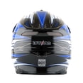 thumbnail image 4 of 1Storm Adult Motocross Helmet BMX MX ATV Dirt Bike Downhill Mountain Bike Helmet Flying Style H819-5; Flying Blue, 4 of 7