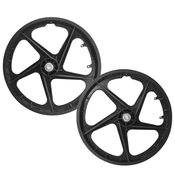 Rines para bicicleta BMX Mariluz R20 aspas Del/Tra negro M