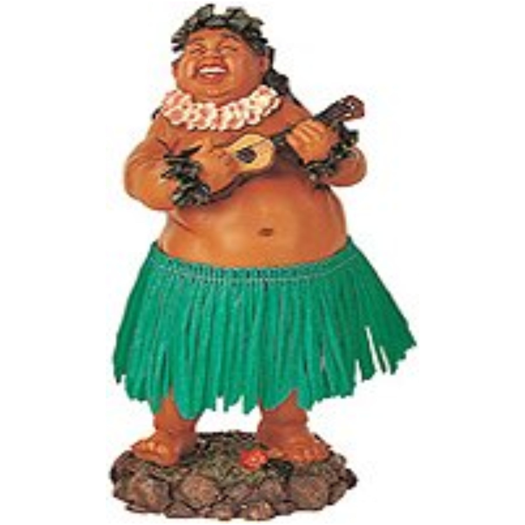 Leilani Dashboard Hula Doll Local Boy With Ukulele 7"