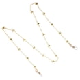 thumbnail image 3 of Face Cover Chain, Golden Mouth Muffle Fashionable Decorations Eyeglasses Chain  for Party, 3 of 7