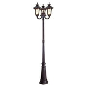 Livex Lighting Oxford 3 Light Outdoor 3 Head Post