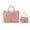 Rose, variant on MKF Collection Yareli Women’s Vegan Leather Tote Bag by Mia K- Brown