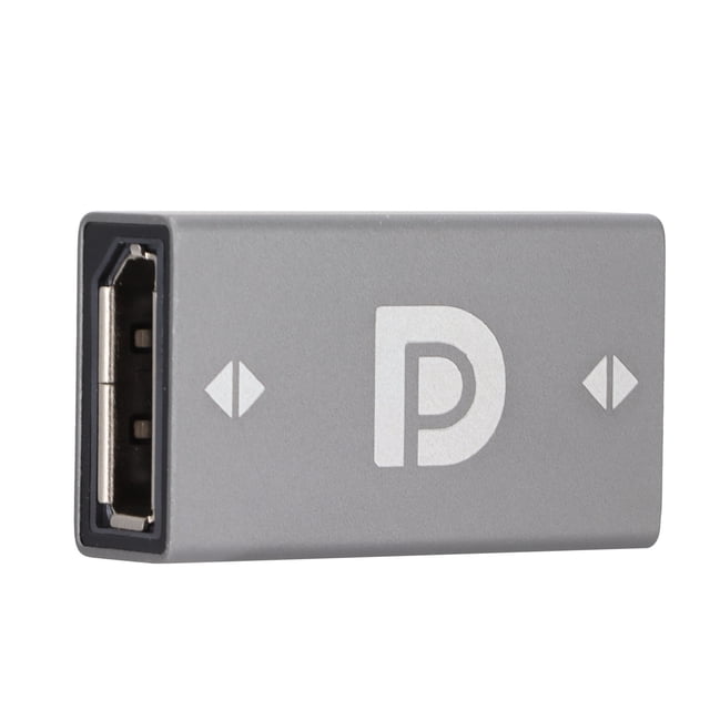 Adaptador HD Big Displayport hembra a Big Displayport hembra Convertidor de sincronización de audio y vídeo