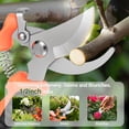 thumbnail image 2 of Professional Pruning Shears with 3Cr13 Steel Blades, 7.5 inch Heavy Duty Garden Clippers for Tree Trimming and Grafting, Ergonomic Hand Pruners, 2 of 7
