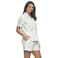 thumbnail image 2 of Calista Pajama Shorts Set (Floral Buds, Small), 2 of 4