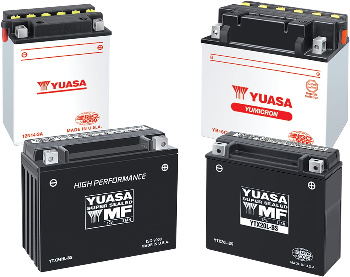 WC High Performance Maintenance Free Battery Yuasa YTX20H-BS 