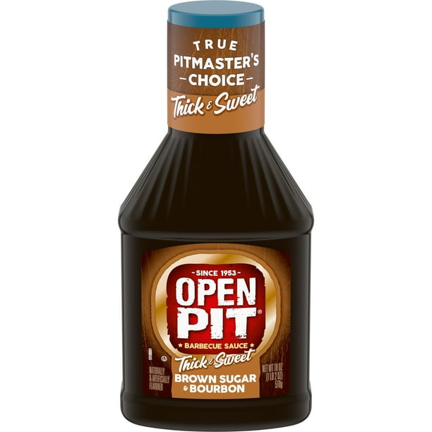 Open Pit Thick Sweet Brown Sugar Bourbon Barbecue Sauce 18 Oz Walmart Com Walmart Com