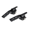 thumbnail image 3 of yotijay 2Pcs Motorcycle Engine Guard Highway Footpegs Folding Footrests Clamps Stainless Steel Easy to Use Wear Resistant Accessories Black, 3 of 8