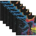 thumbnail image 6 of Coolnut Skull Cloth Napkins Set of 4,20x20 Inches Napkins Cloth Washable Reusable Soft for Dinner,Wedding,Parties,Home Dinner,Tableative Decor Gift, 6 of 7
