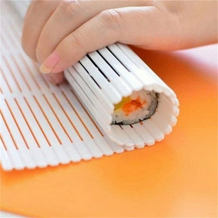 

Silicone Sushi Roller Mats Washable Reusable Sushi Roll Mold Mat DIY Japanese Food Rolling Rice Rolling Mar Ca Roll Pad