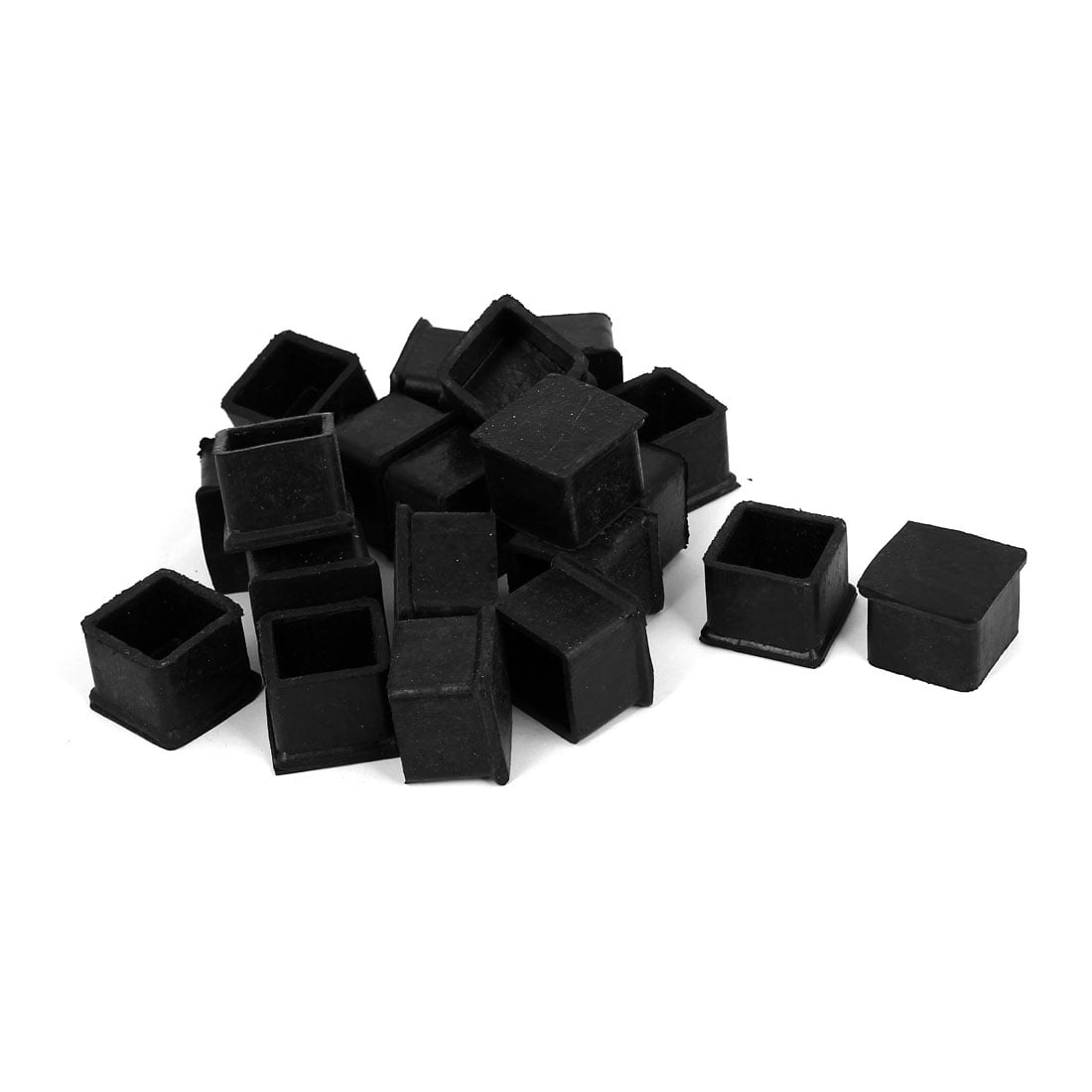 Unique Bargains 20 Pcs Antislip Rubber Square 25mm x 25 mm ...