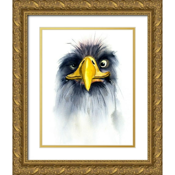 Shefranov, Olga 15x18 Gold Ornate Wood Framed with Double Matting Museum Art Print Titled - Hellur