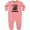 Mauve, variant on Grandpa is Worlds Best Truck Driver Baby Fleece Romper