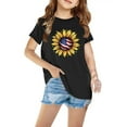 thumbnail image 4 of Vestido Corto de Verano Niños Niños Niñas Camiseta de Algodón Cuello Redondo Lindo Día de la Independencia Imprimir Top, 4 of 5