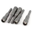 thumbnail image 1 of Juego de 5 piezas de adaptador de extensión de socket para controlador de tuercas hexagonales de 8 mm, punta magnética para taladro, herramienta de 13 mm x 65 mm, 1 of 1