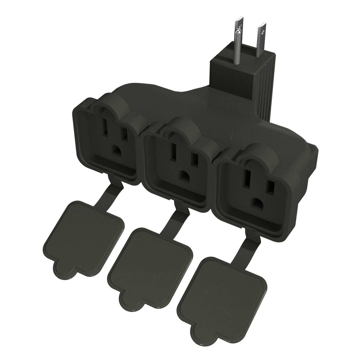 Adaptateur couvert PlugMax de Stanley à 3 prises pour l'extérieur