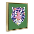 thumbnail image 2 of Stupell Industries Eclectic Exotic Boho Tiger Face Gold Floating Frame Canvas Art, 25 x 25, by Karolina Sato, 2 of 8