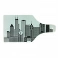 thumbnail image 1 of City Cutting Board, Digitally Generated Simple Design USA Chicago Skyline Panorama Graphic, Decorative Tempered Glass Cutting and Serving Board, in 3 Sizes, by Ambesonne, 1 of 2