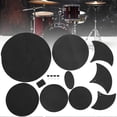 thumbnail image 3 of 14 Pcs Drum Practice Pad EBR Material Drum Mute Practicing Pad for Player, 3 of 4